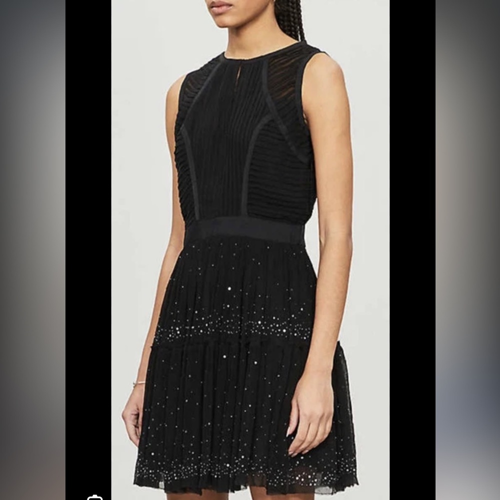 All saints Rochi Embellished dress size 2
